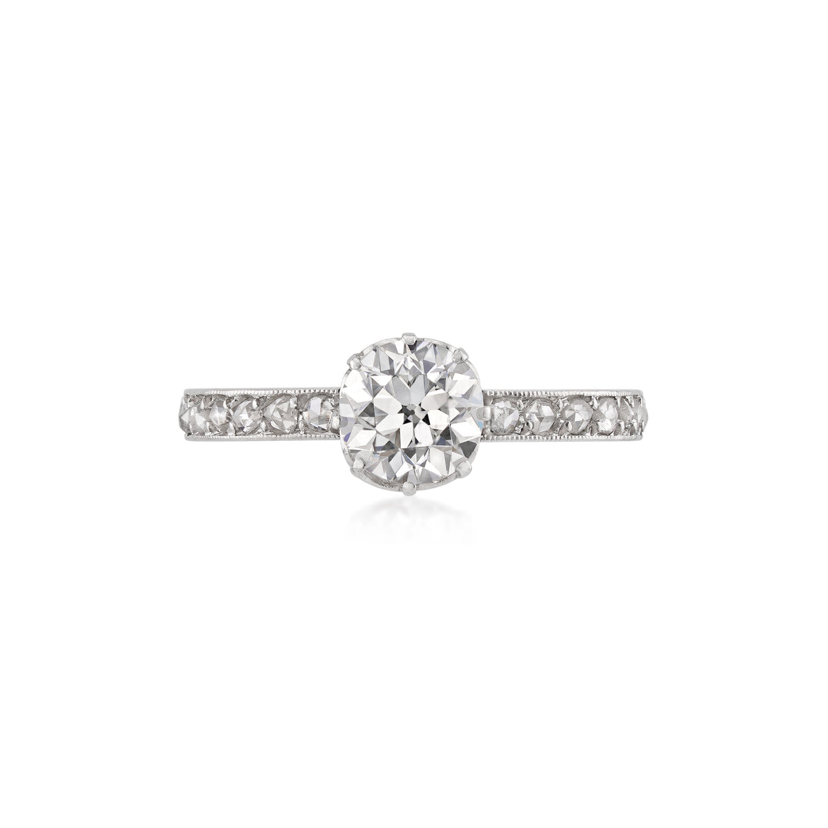 Platinum and Diamond Vintage Ring