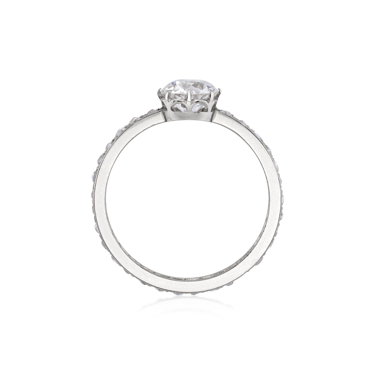 Platinum and Diamond Vintage Ring