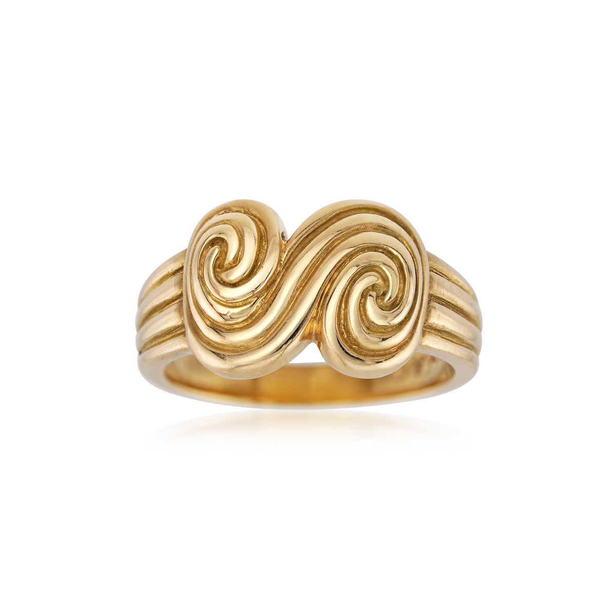 Tiffany & Co 18kt Yellow Gold Swirl Ring