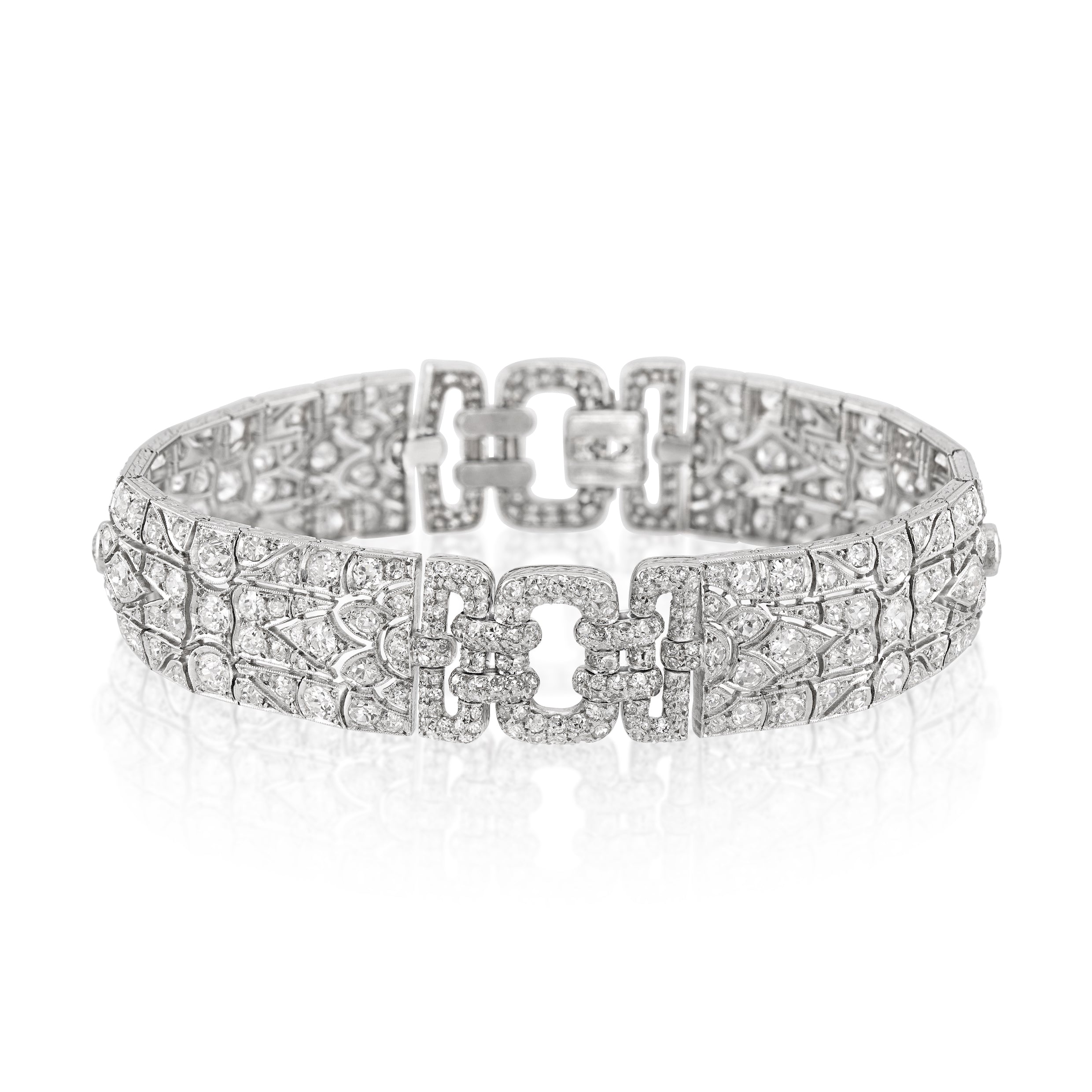 Art Deco Platinum and Diamond Bracelet