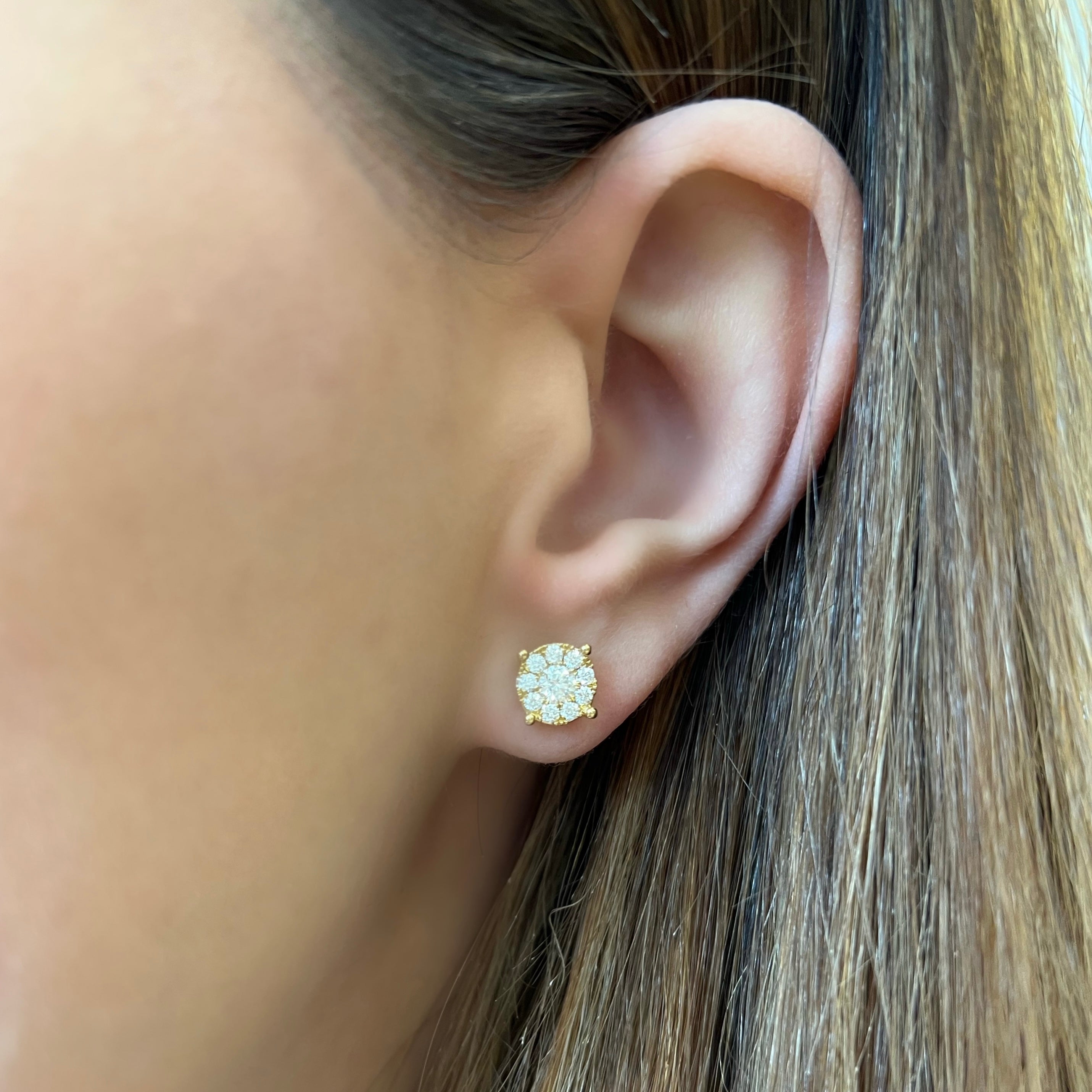 The Audrey Diamond Studs