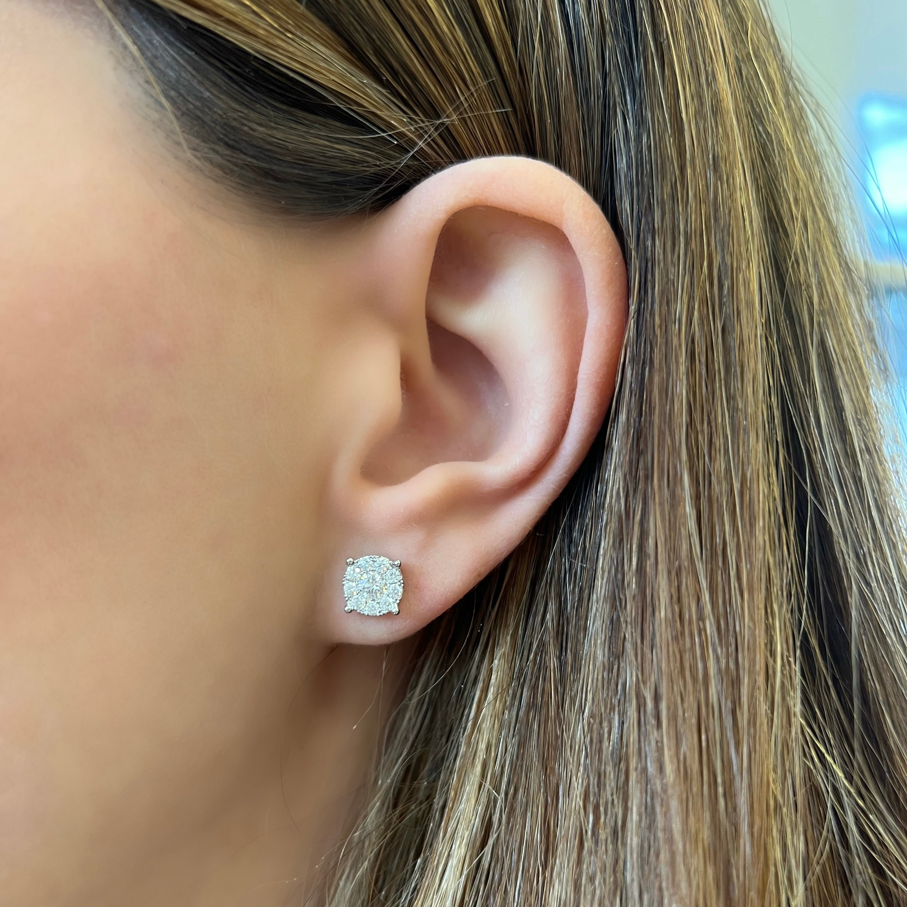 The Audrey Diamond Studs
