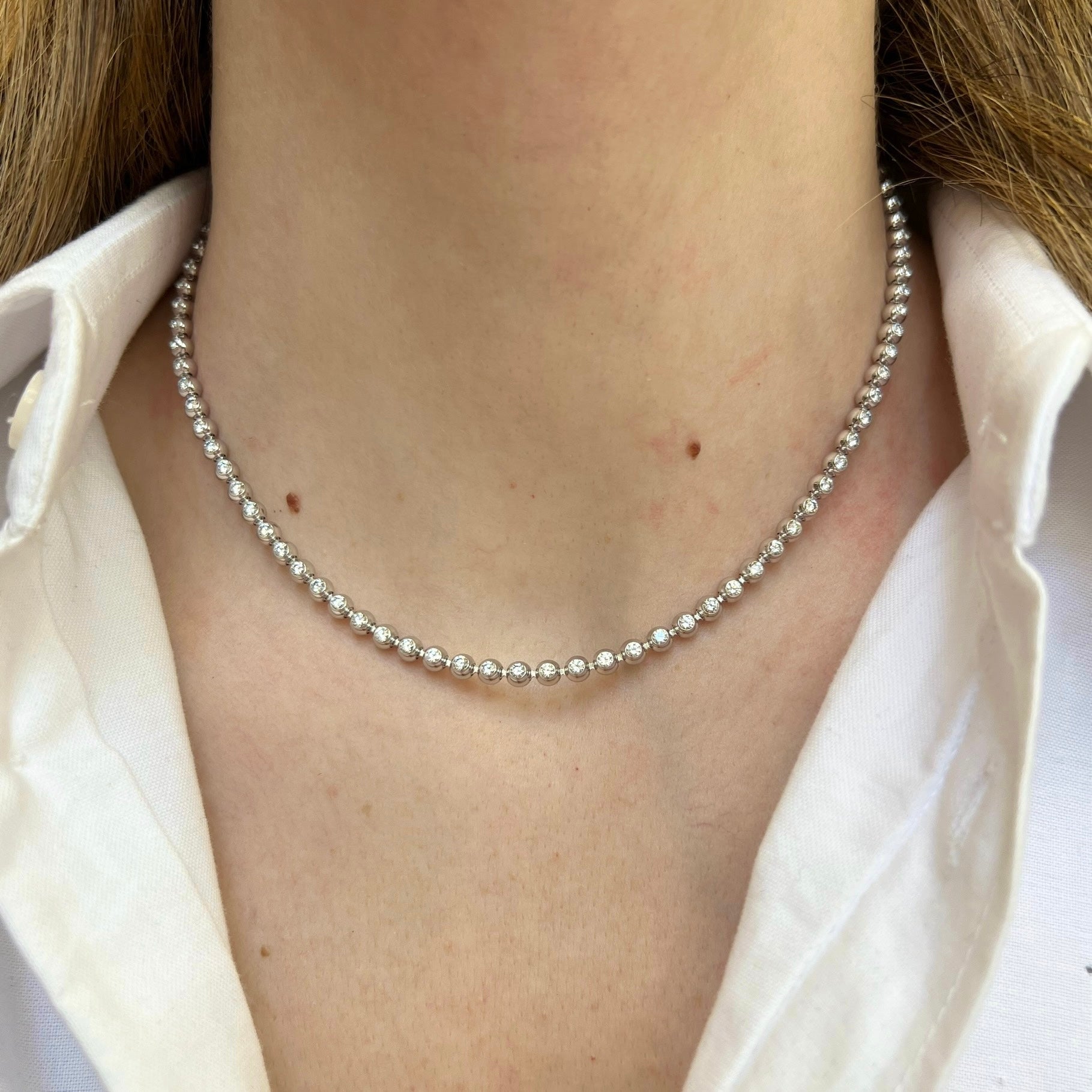Cartier Perles de Diamants Necklace