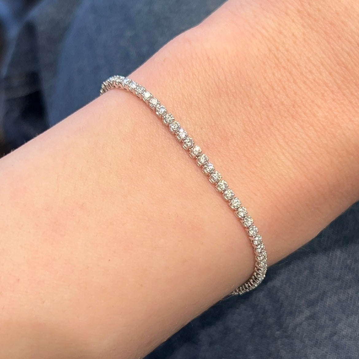 Petite Diamond Tennis Bracelet