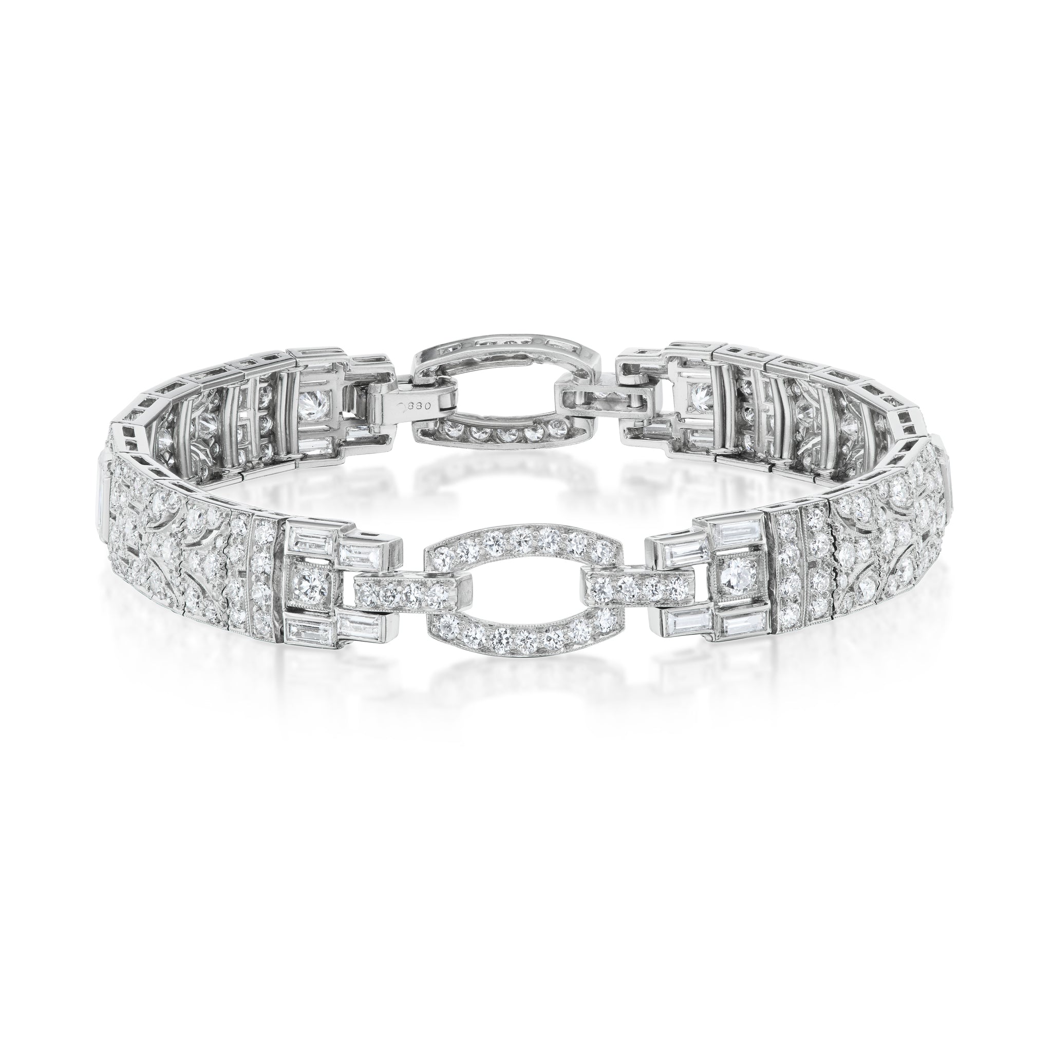 Art Deco Platinum and Diamond Bracelet