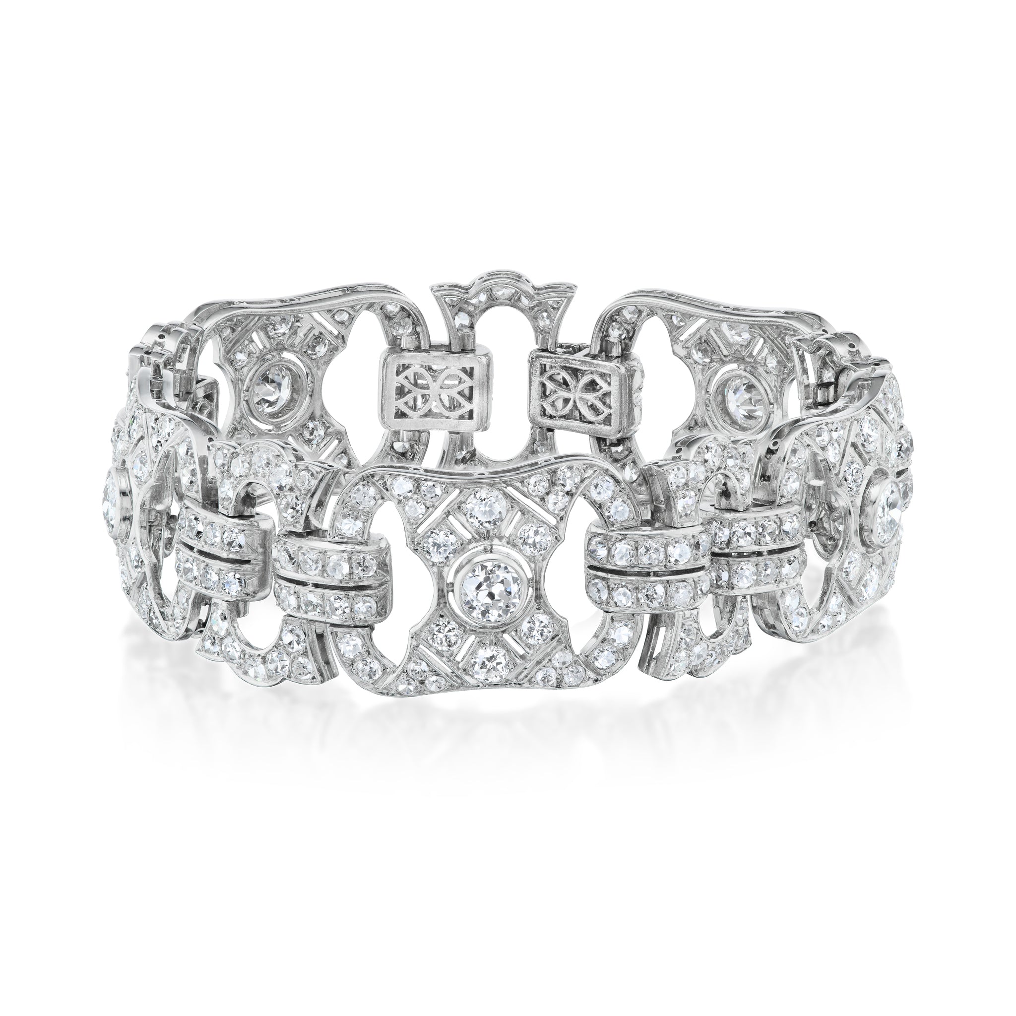 Art Deco Platinum and Diamond Bracelet
