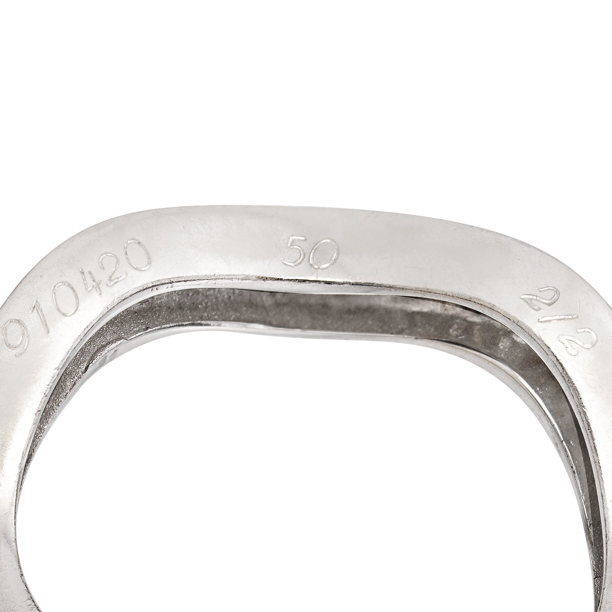 Pair of Cartier 18kt White and Yellow Gold Diamond "Neptune" Rings