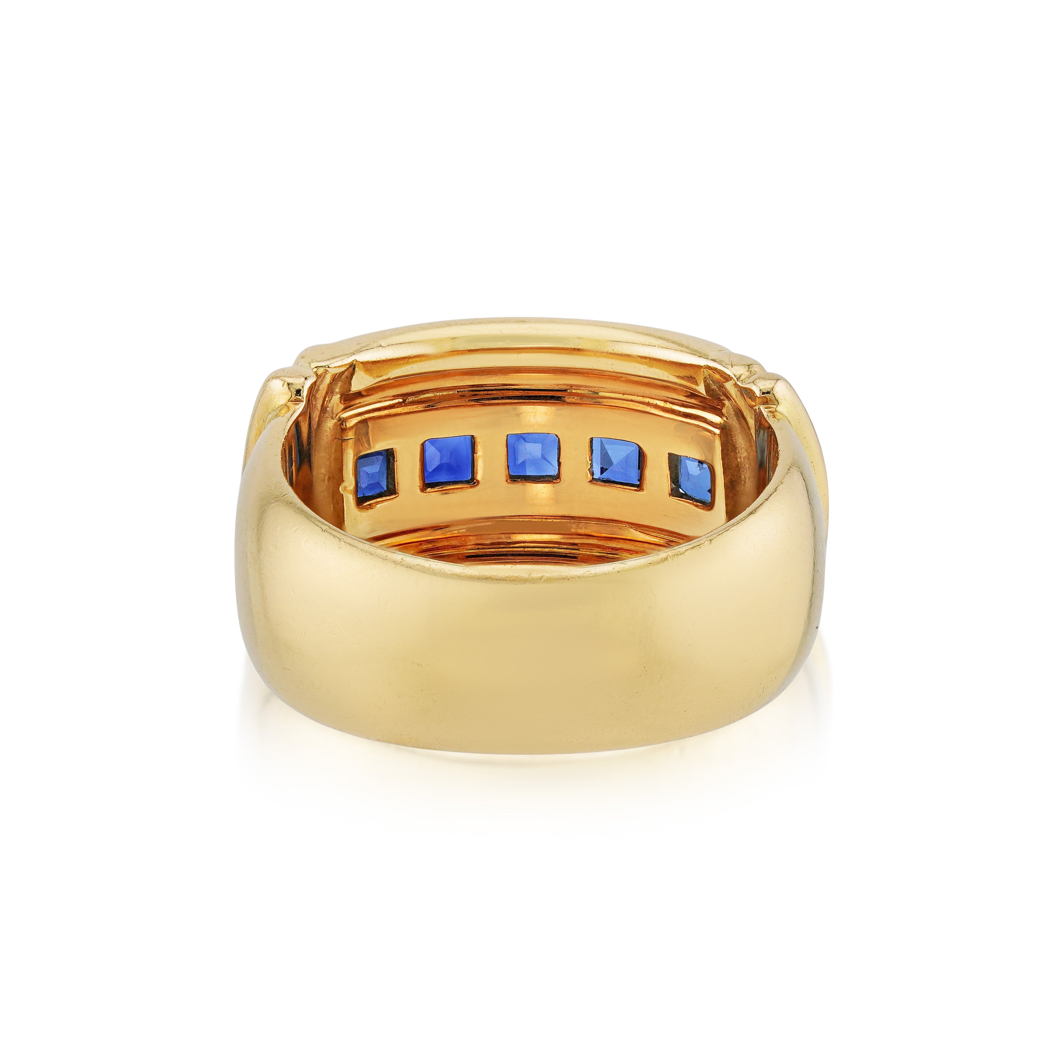 18kt Yellow Gold and Sapphire Ring