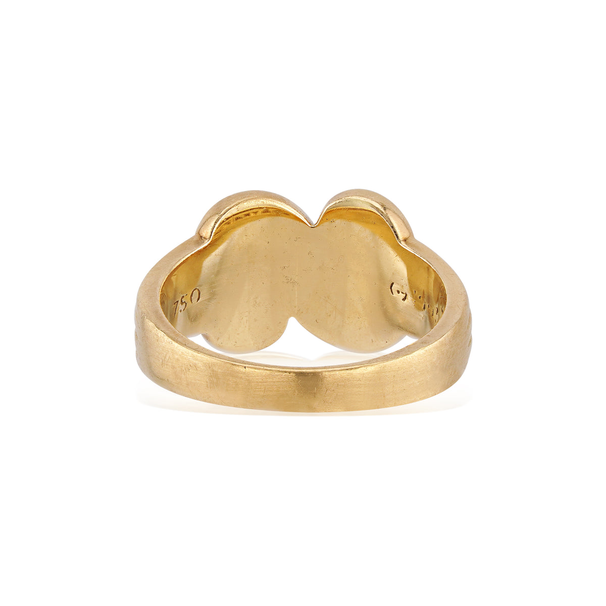 Tiffany & Co 18kt Yellow Gold Swirl Ring back view