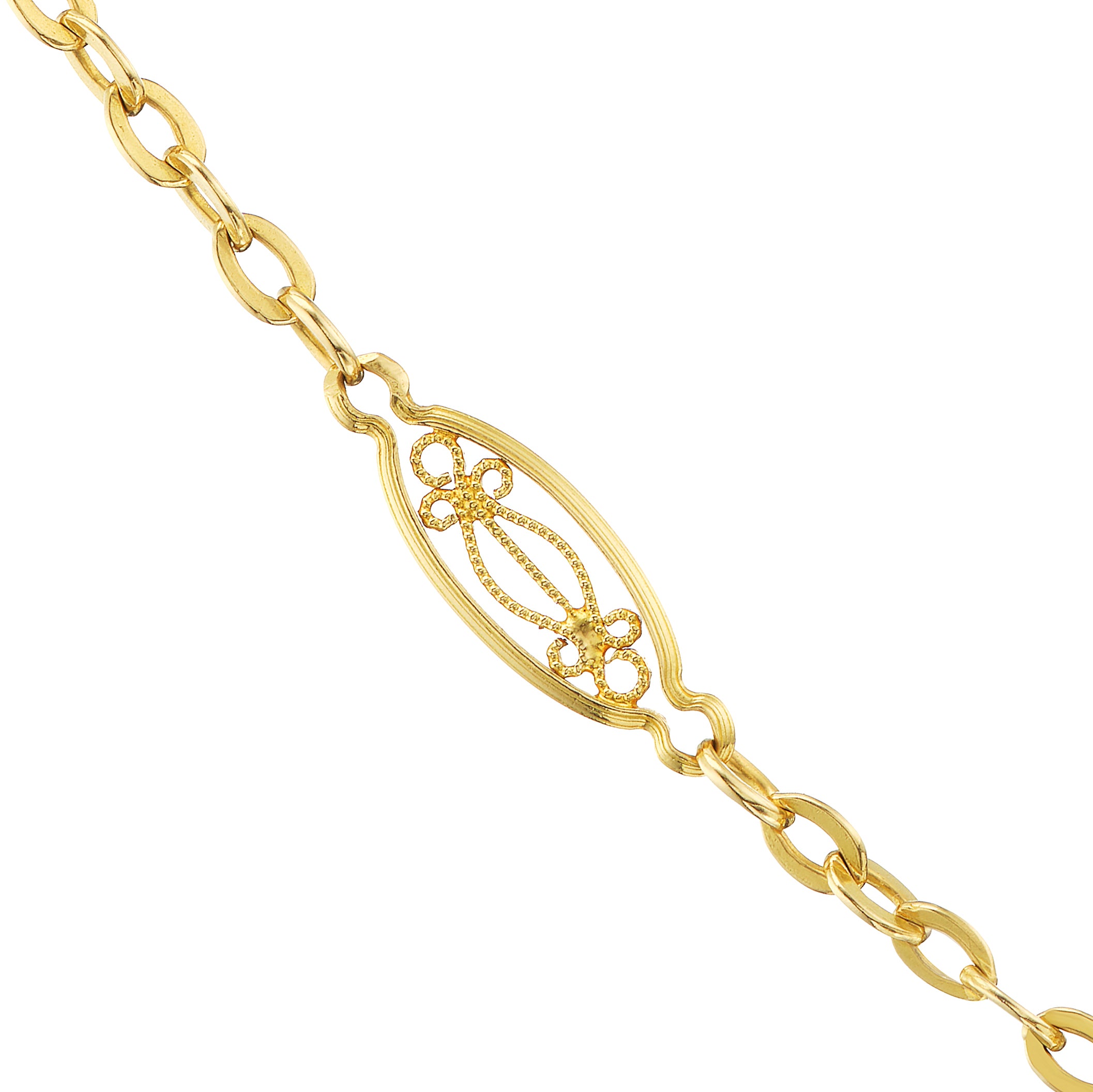 Antique French 18kt Yellow Gold Chain