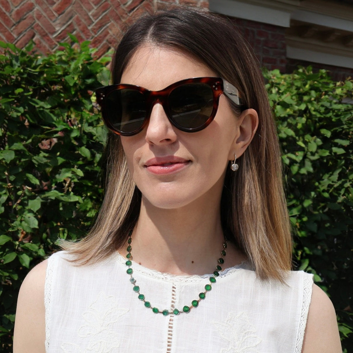 Yellow Gold and Antique Jade Coin Necklace
