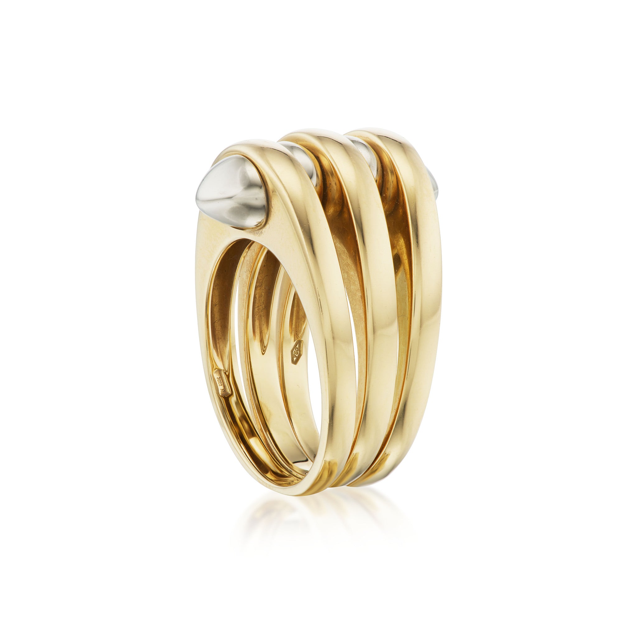 Bulgari 18kt Yellow and White Gold Ring