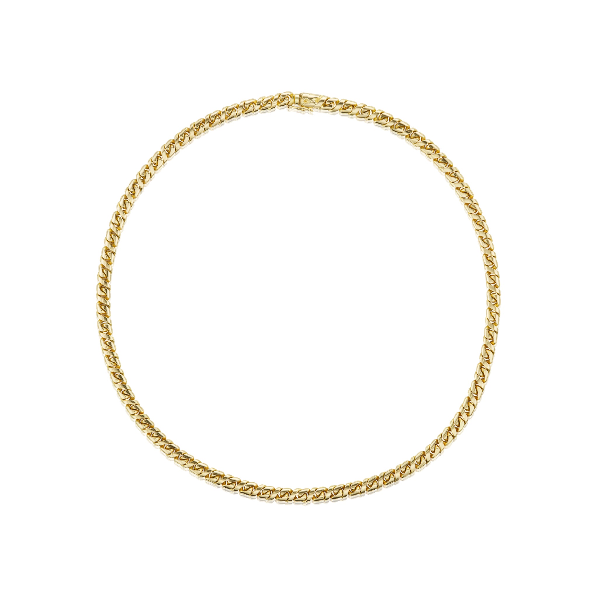 Vintage 18kt Yellow Gold Chain Necklace