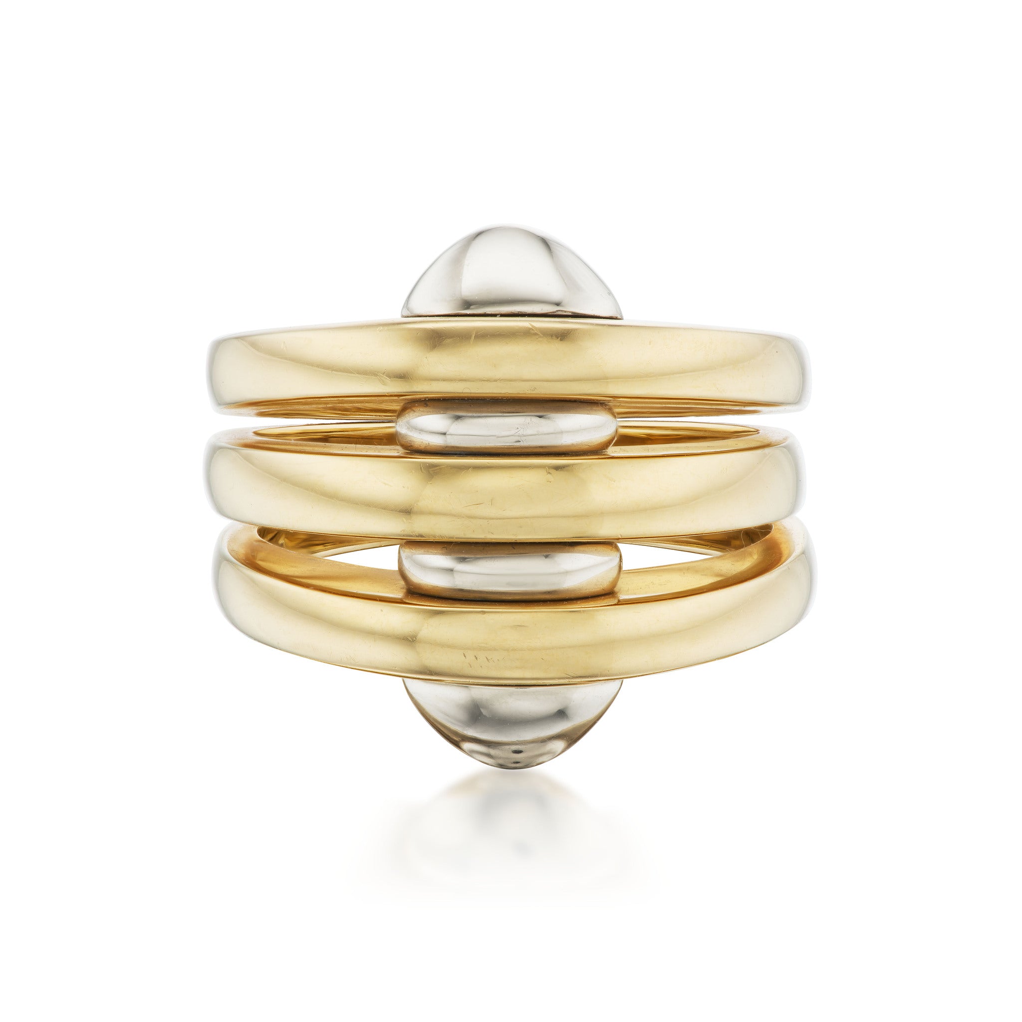 Bulgari 18kt Yellow and White Gold Ring