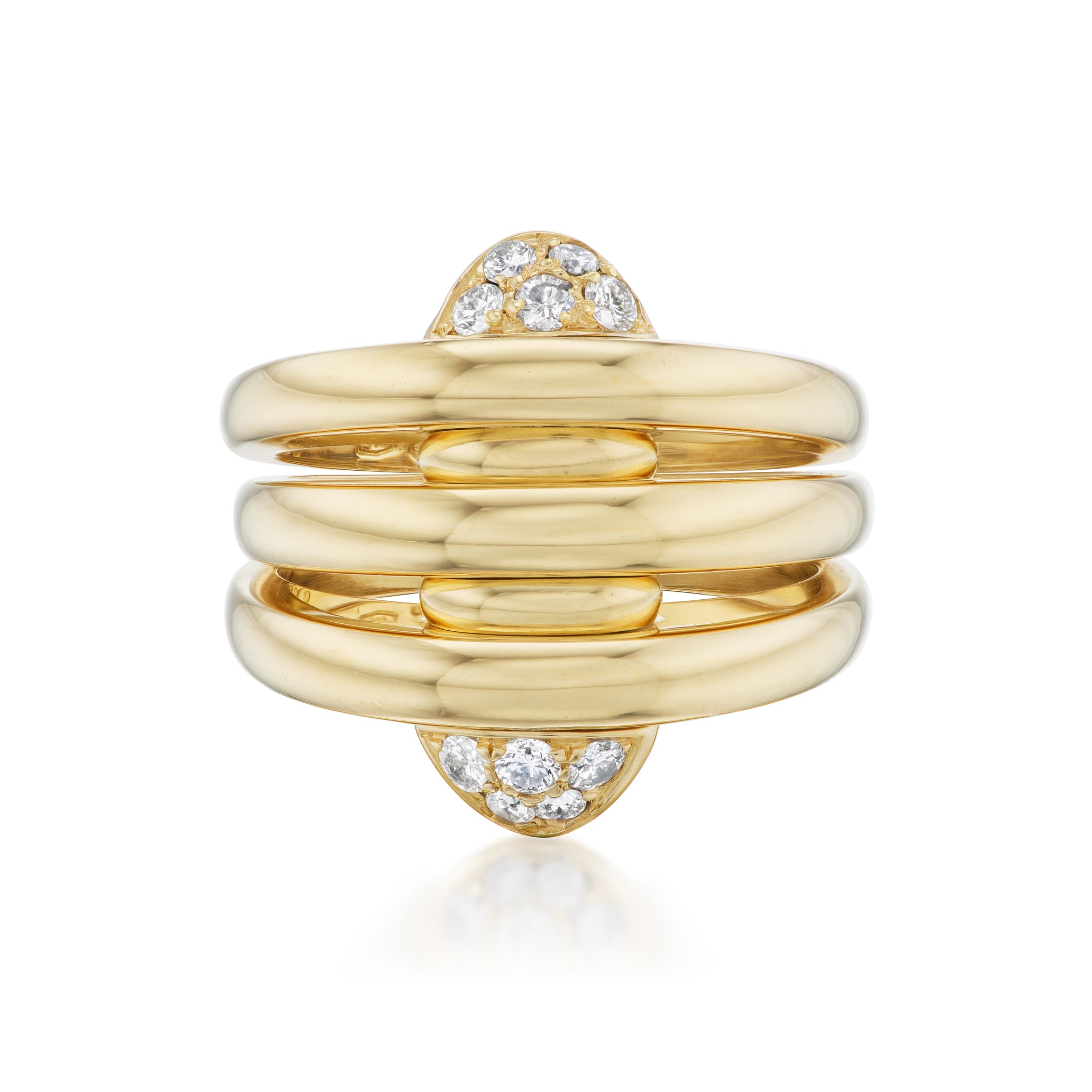 Bulgari 18kt Yellow Gold and Diamond Ring