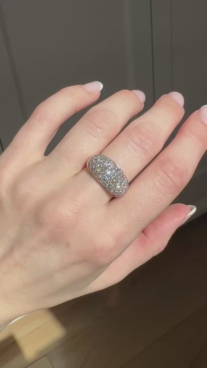 Bulgari 18kt White Gold and Diamond Ring