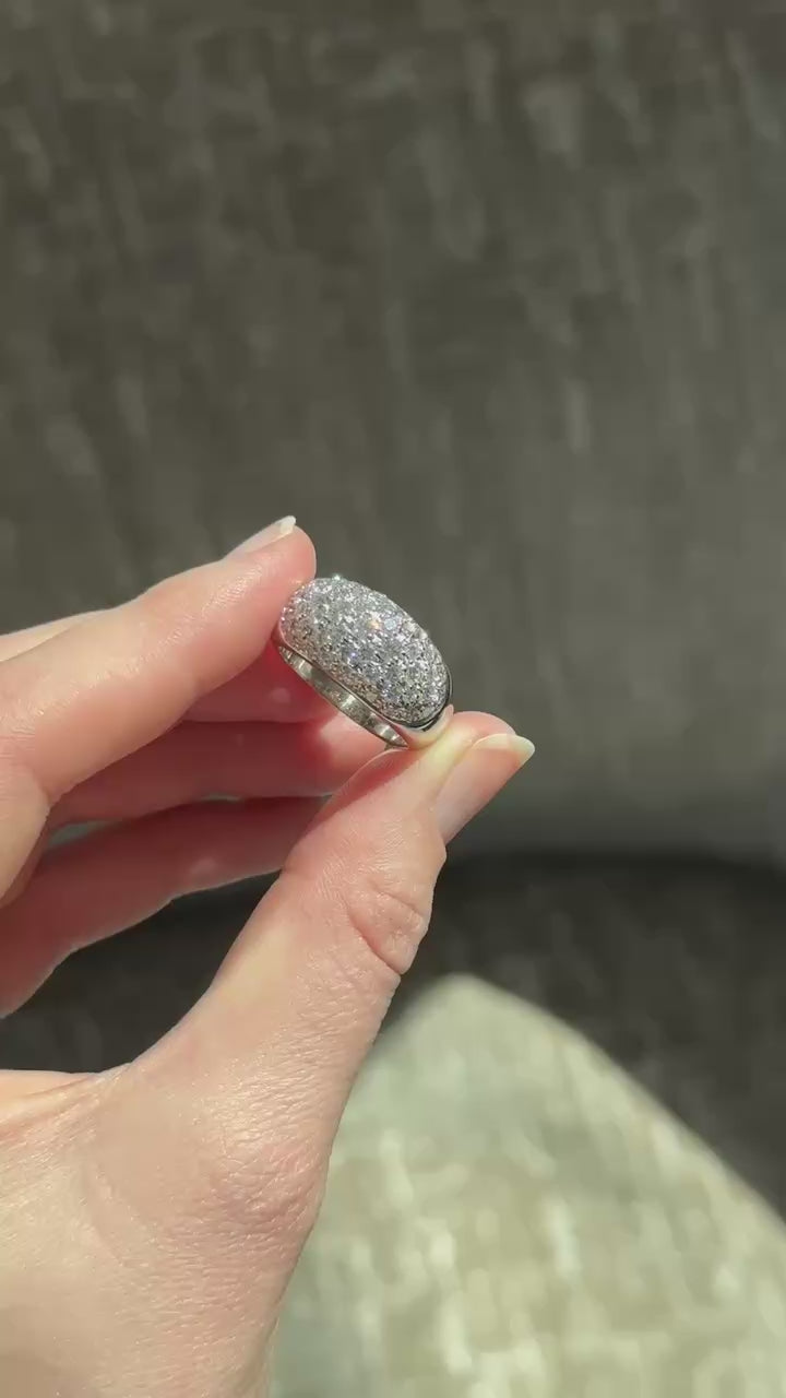 Bulgari 18kt White Gold and Diamond Ring