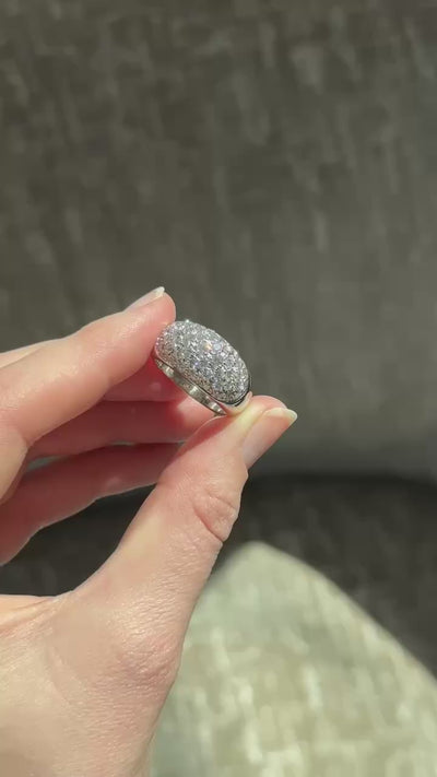 Bulgari 18kt White Gold and Diamond Ring